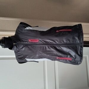 DANSKIN Now Lightweight Zip Front Vented Athletic Vest Gray Size M(8-10)